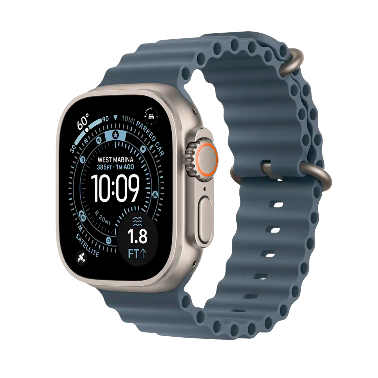 Apple Watch Ultra 3 49mm Natural Ti AB Ocean Band