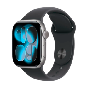 Apple Watch Series 11 (GPS) 46mm Space Gray Aluminum Case with Black Sport Band