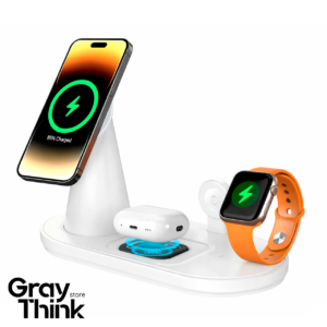 Wireless Charging Stan LDNIO 5 in 1 White