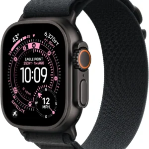 Apple Watch Ultra 3 (GPS+Cellular) 49mm Titanium Case with Black Alpine Loop Small