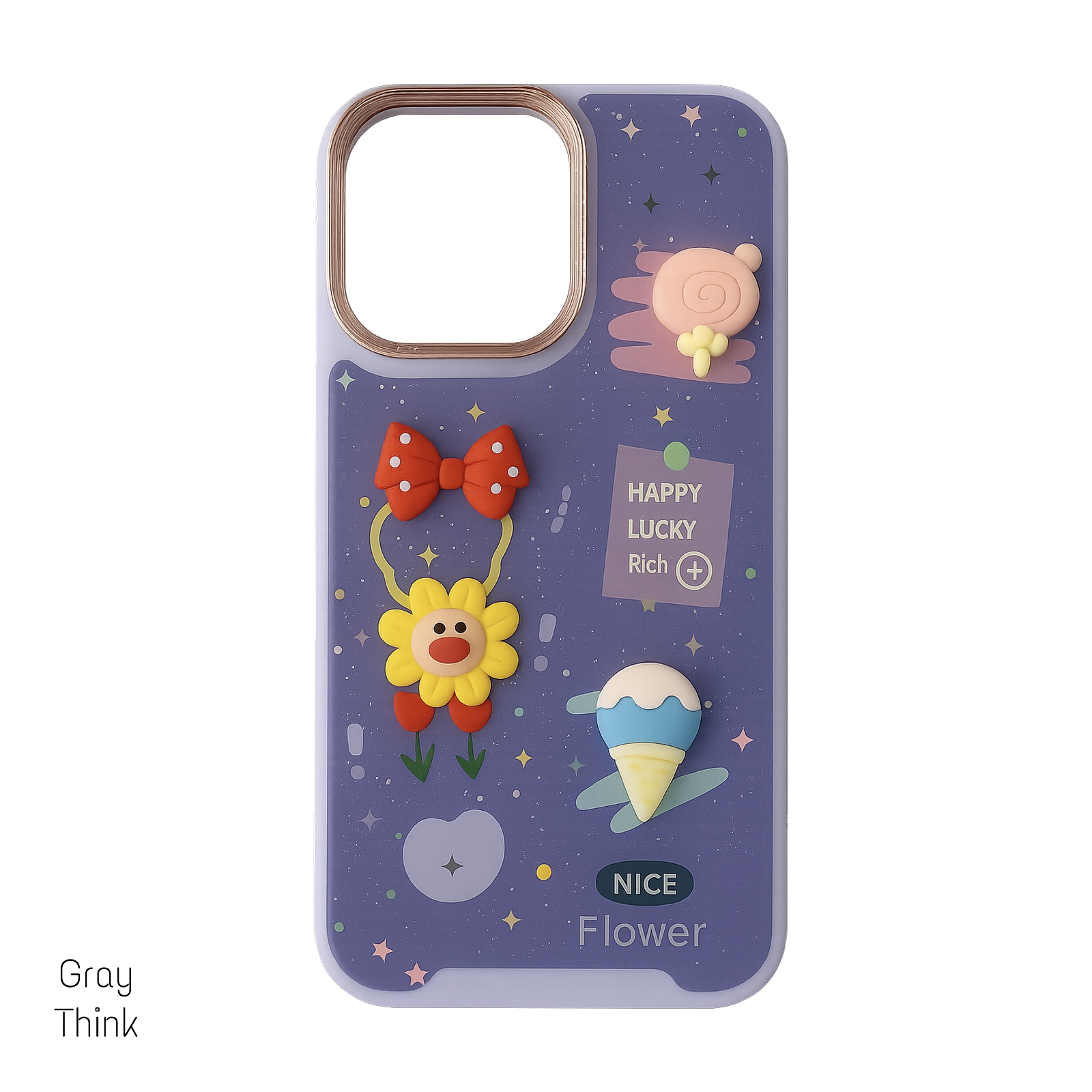 Case Acrylic TPU 14 Pro Max Purple