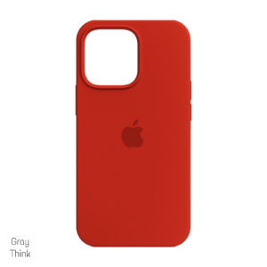Case Silicon 15 Pro Max Red