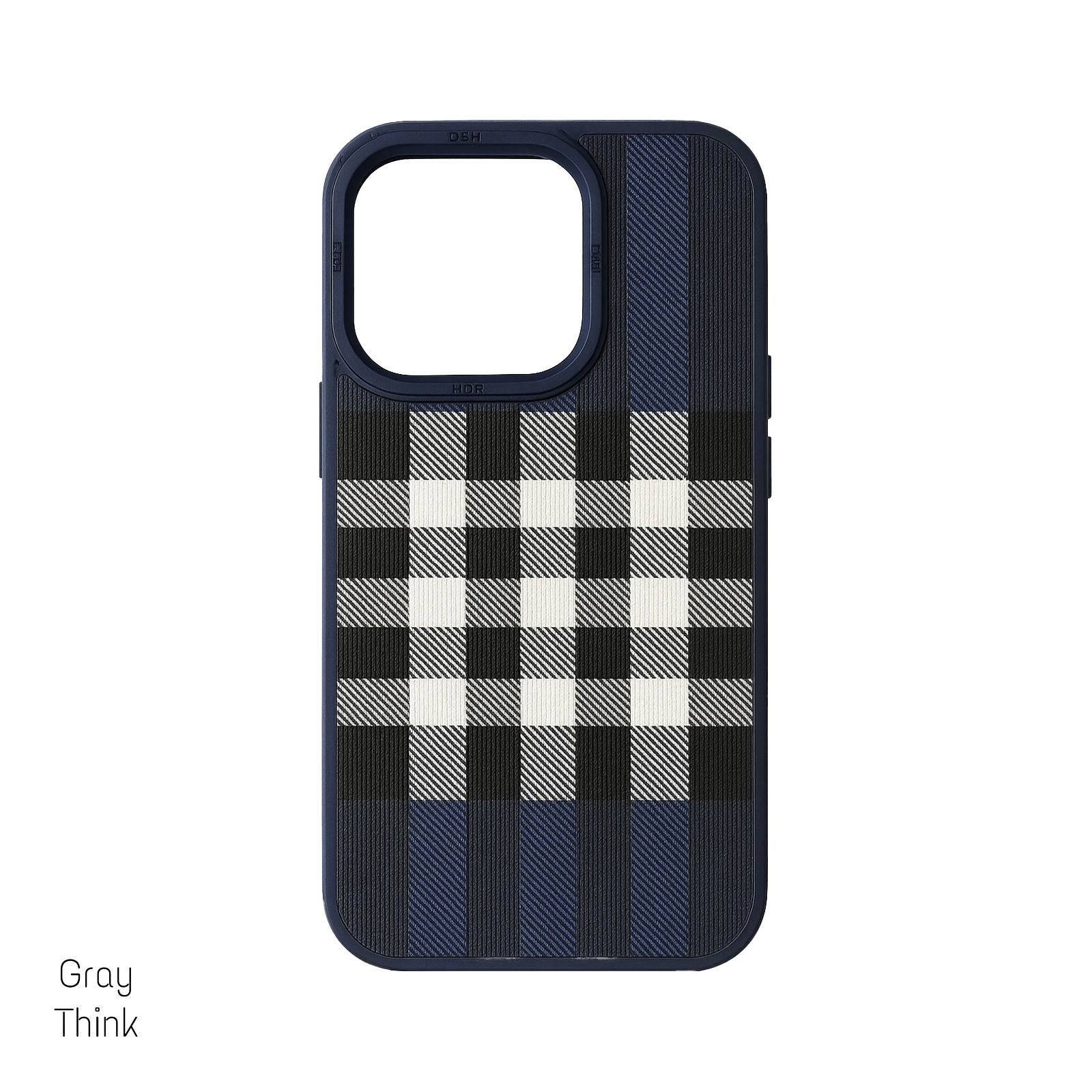 Case Cuadros Azul 15 Pro
