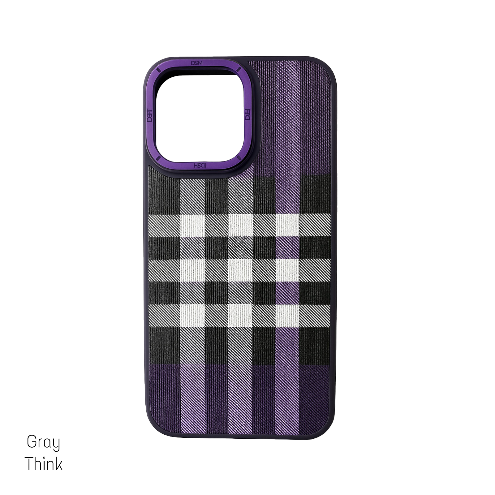 Case Cuadros Morado 15 Pro