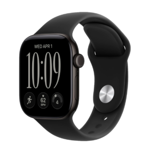 Apple Watch Series 12 GPS 42mm Black Aluminum Case with Black Sport Band