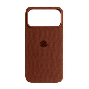 Premium Case Cuerina 17 Pro Max Cafe
