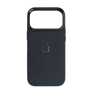 Premium Case Magsafe Tejido 17 Pro Max Gris