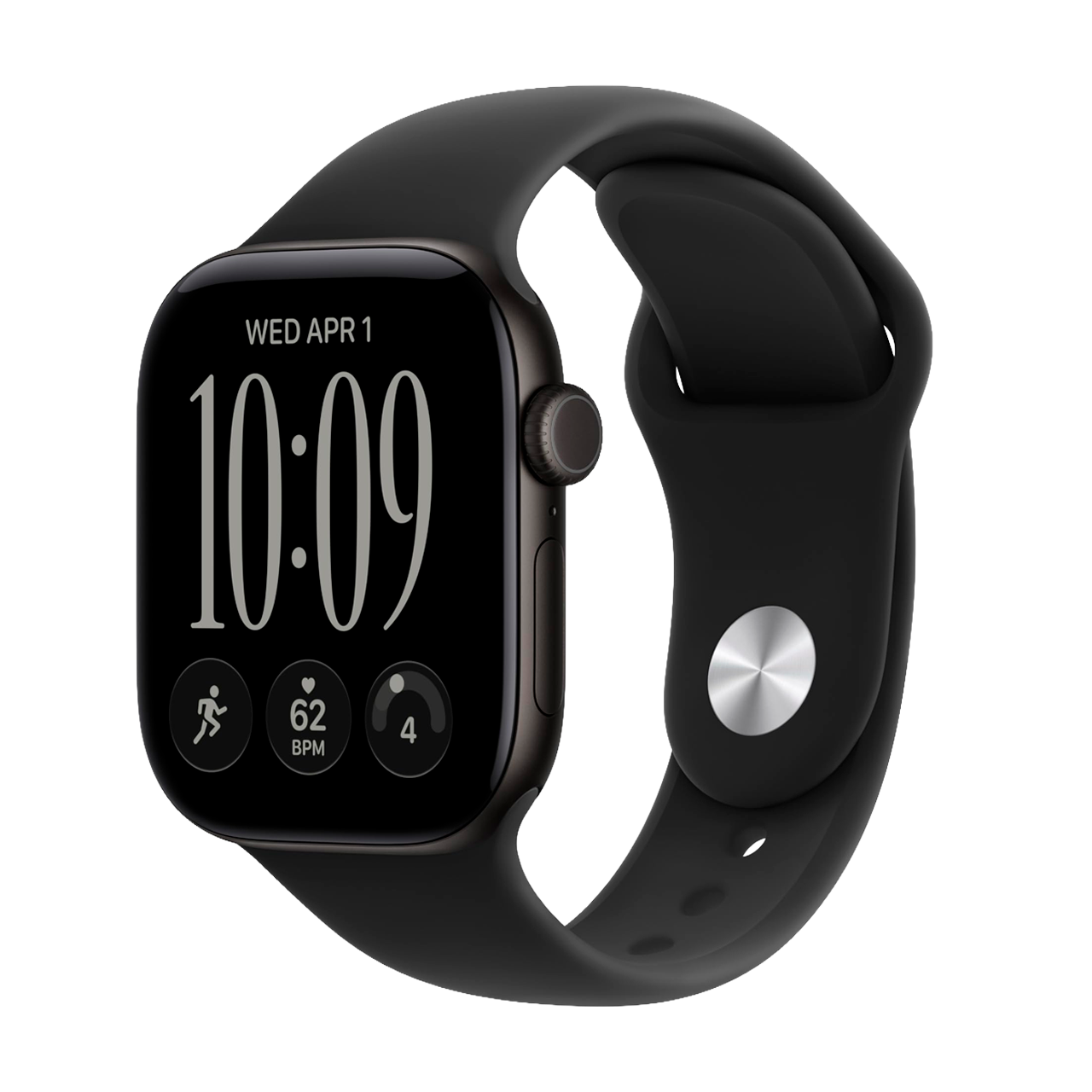 Apple Watch Series 12 (GPS) 46mm Black Al Black SB M/L